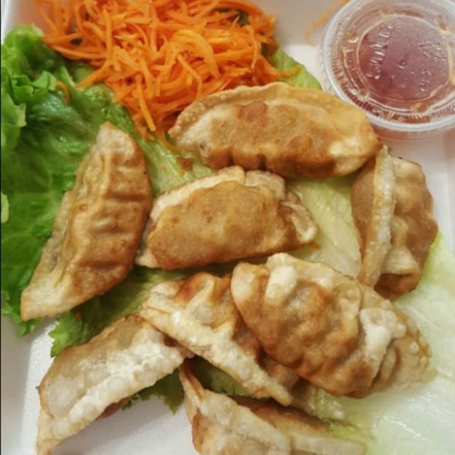 A-8 Fried Pork Dumplings (8 Pieces).