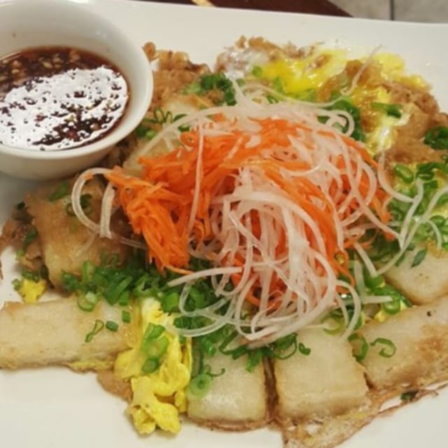 A-16 Fried Rice Cake with Egg.