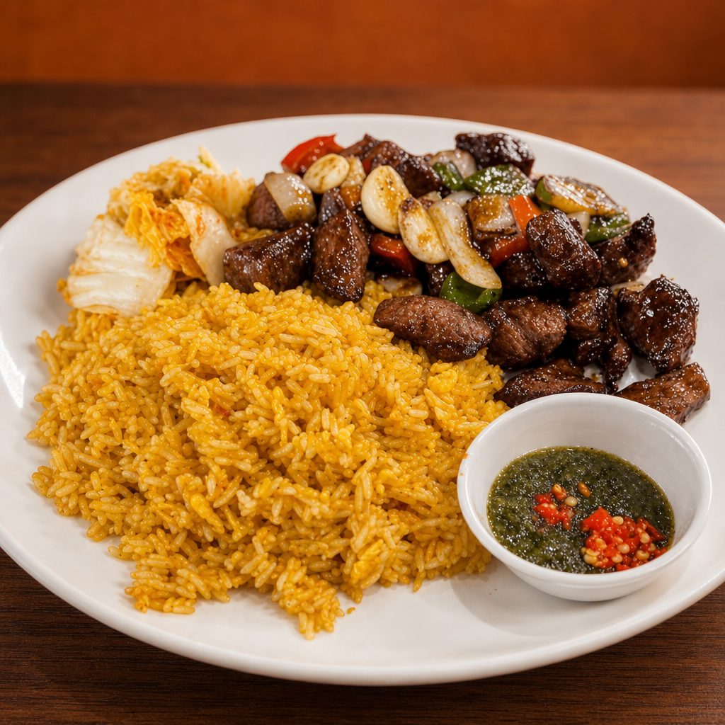 F8- Shaking Beef Fried Rice.