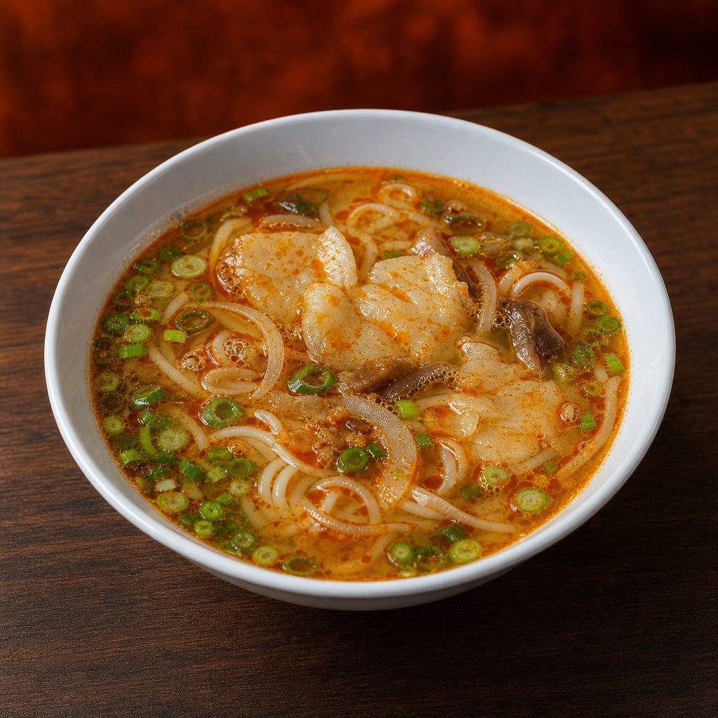 H7- Spicy Noodle Soup with Beef and Pork.