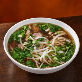 P2- Rare Beef, Flank & Tendon - Pho Tai Nam Gan