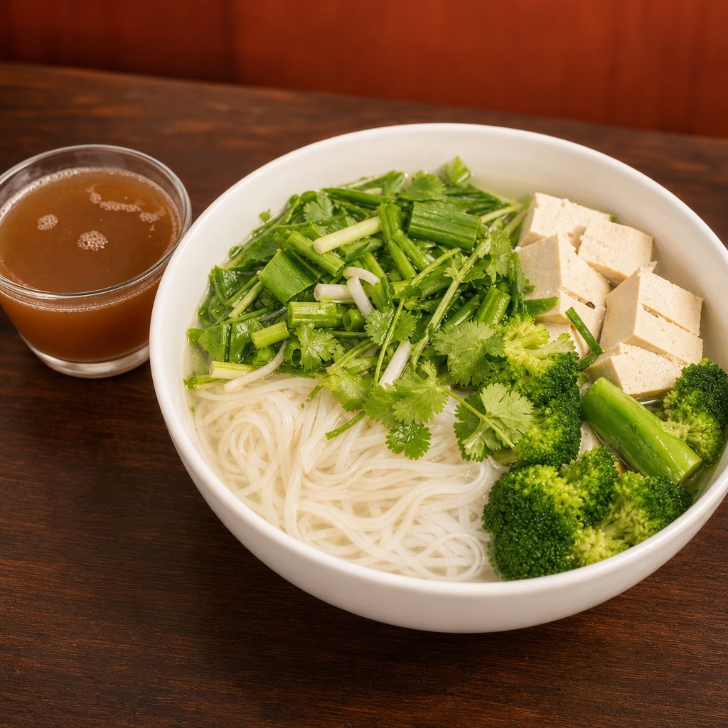 P13- Tofu & Vegetables - Pho Tau Hu Rau Cai.