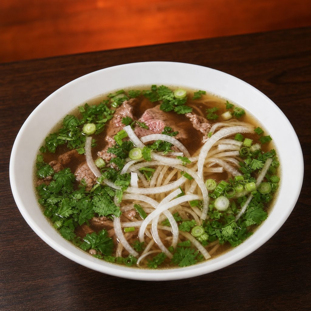 P6- Rare Beef & Flank - Pho Tai Nam.