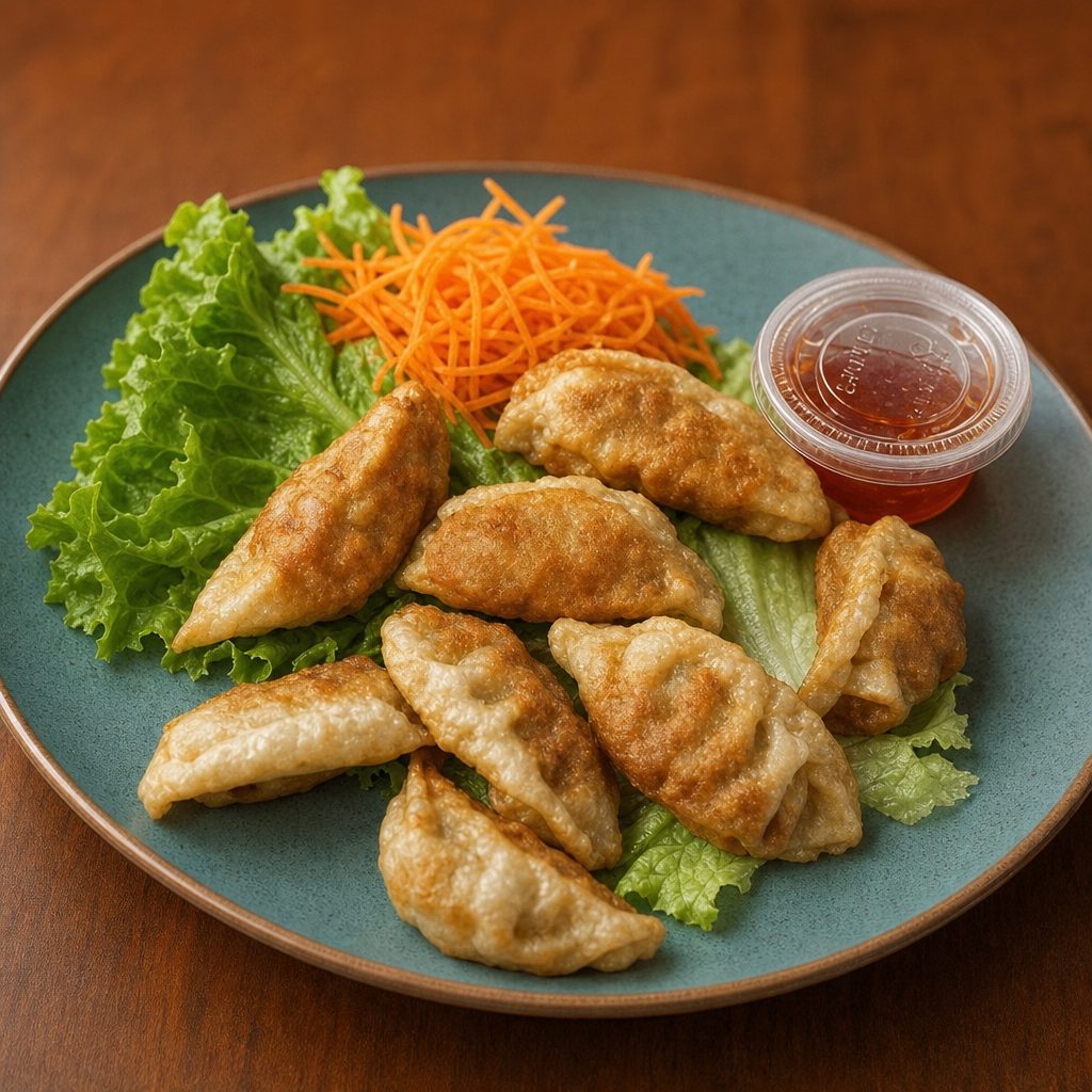 A-8 Fried Pork Dumplings (8 Pieces).