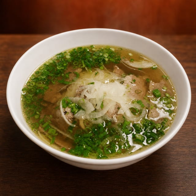 P8- Rare Beef, Flank & Brisket - Pho Tai Nam Chin.