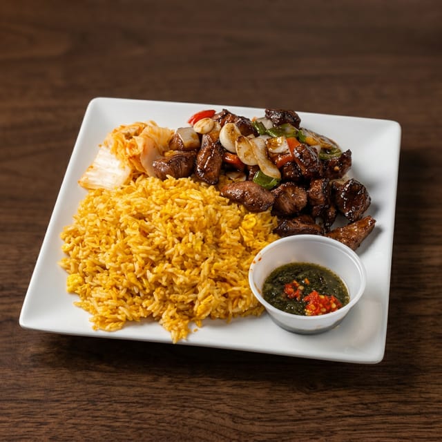 F8- Shaking Beef Fried Rice.