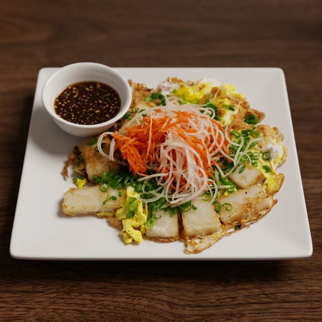 A-16 Fried Rice Cake with Egg.