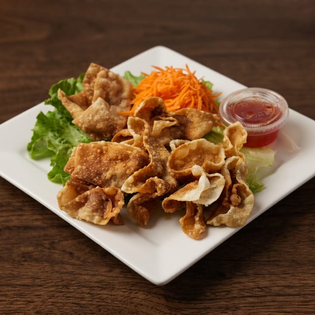 A-9 Fried Shrimp Wontons (8 Pieces).