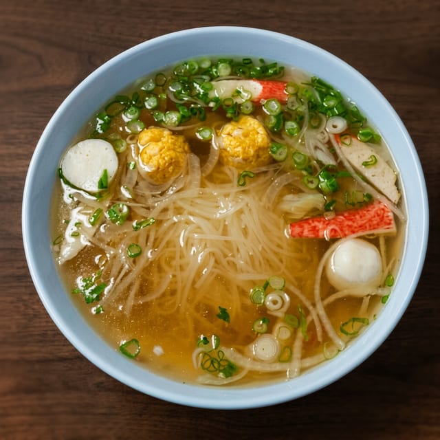 P17- Imitation Crab, Fish Balls & Shrimp - Pho Hai San.