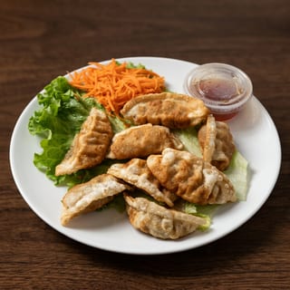 A-8 Fried Pork Dumplings (8 Pieces)
