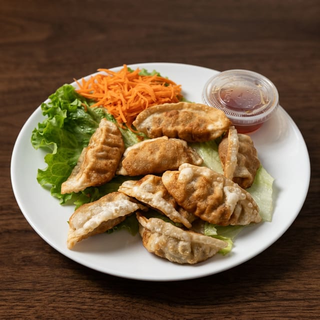 A-8 Fried Pork Dumplings (8 Pieces).